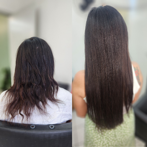 alongamento de cabelo